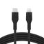 Belkin BoostCharge Flex USB-C Cable with Lightning Connector 1m Black