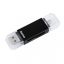 Hama Basic USB2.0 SD/microSD OTG Card Reader Black