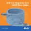 Club3D CAC-3030 USB-C Magnetic-Coil 240W Cable 2m Blue