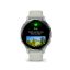 Garmin Venu 3S Silver Stainless Steel Bezel with Sage Grey Case and Silicone Band