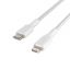 Belkin BOOST CHARGE USB-C to Lightning Cable, Braided - 2M - White