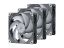 Ventilátor PHANTEKS T30 PWM 140mm 3darabos csomag- fekete