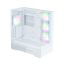 Zalman P40 Prism Plus RGB Tempered Glass White