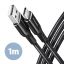 AXAGON BUCM-AM10AB HQ Type-C Cable 1m