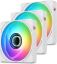 Thermaltake CT140 EX Infinity ARGB Sync PC Cooling Fan Snow White (3-Fan Pack)