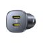 Baseus GoTrip 2 x USB-C 30W Car Charger Black
