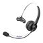 Logilink Wireless mono headset flexible microphone BT 6.0 USB-C Black