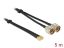 DeLock Antenna Cable N plug > SMA plug Twin Cable RG-58 C/U 5m