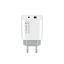 ColorWay USB töltő adapter (Type-C PD + USB QC3.0) (20W) V2 White