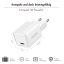 Logilink USB-C socket adapter 20W (PD+QC 3.0) White