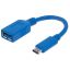Manhattan SuperSpeed USB-C Device Cable 0,15m Blue