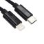 Dviced USB-C to Lightning Cable 0,25m Black