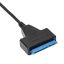 Akyga AK-CA-86 SATA III 22-pin / USB3.0  Adapter Black