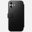 Nomad Modern Leather Folio case for iPhone 16 Plus Black
