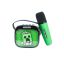 OTL Technologies Minecraft PopSing LED Light-Up Bluetooth Karaoke Speaker & Microphone Green