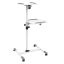 TECHLY  Trolley Support for Projector Beamer Notebook PC Adjustable Shelves