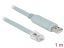 DeLock USB 2.0 Type-A male > 1 x Serial RS-232 RJ45 male 1m grey