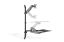 Digitus DA-90372 Flexible Wall-Mounted Stand/Sit Workstation Single Monitor Black