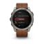 Garmin fenix 8 51mm AMOLED Sapphire, Titanium with Chestnut Leather Band