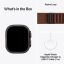 Apple Watch Ultra 4 Cellular 49mm Black Titanium Case with Burgundy Alpine Loop L