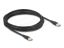 DeLock USB cable USB-C to USB-C 4m Black