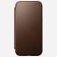 Nomad Modern Leather Folio for iPhone 16 Plus Brown