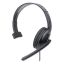 Manhattan Mono USB Headset Black Polybag Packaging