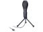 DeLock USB Condenser Microphone with Table Stand ideal for gaming Skype and vocals