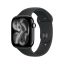 Apple Watch S11 GPS 42mm Jet Black Aluminium Case with Black Sport Band - M/L
