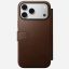 Nomad Modern Leather Folio for iPhone 18 Pro Max/17 Pro Max Brown