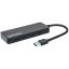 Manhattan 4-portos USB3.2 HUB Black