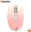 Meetion BTM002 pink RGB wireless egér