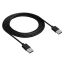 Akyga AK-USB-11 USB A-A cable 1,8m Black