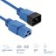 ACT Powercord C20 male - C21 famale 2,5m Blue
