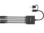 Sandberg USB-C/A to 2A+2C Splitter Black