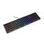 White Shark GK-001114B Gladius RGB Gaming keyboard Black US