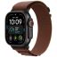 Apple Watch Ultra 4 Cellular 49mm Black Titanium Case with Burgundy Alpine Loop