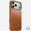 Nomad Traditional Leather Case (Horween) case for iPhone 18 Pro Max/17 Pro Max Saddle