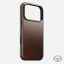 Nomad Traditional Horween Leather Case for iPhone 17 Pro Rustic Brown
