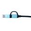 I-TEC USB-C to USB-C with Integrated USB 3.0 cable Black
