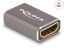 DeLock HDMI Adapter female to female 8K 60 Hz Grey Metal