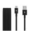 Apple Beats USB-A to USB-C Woven Cable 1,5m Bolt Black (Two-Pack)