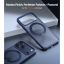 Torras Ostand Q3 Spin case for iPhone 17 Pro Max Midnight Blue