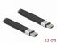 DeLock USB 2.0 FPC Flat Ribbon Cable USB Type-C to USB Type-C 13cm PD 5A E-Marker