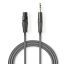Nedis Balanced Audio Cable XLR 3-Pin Female - 6.35mm Male 1,5m Black
