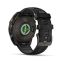Garmin fenix 8 47mm Solar Sapphire Carbon grey DLC titanium with Black/pebble grey silicone band