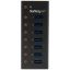 Startech 7-portos USB3.0 HUB Black
