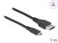 DeLock USB Type-C to DisplayPort cable 1m Black