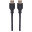 Manhattan CL3 In-Wall 4K@60Hz High Speed HDMI Cable with Ethernet 1m Black