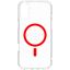 Dviced Magsafe iPhone 16 Plus case Red Clear